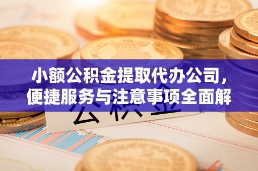 中和小额公积金提取代办公司，便捷服务与注意事项全面解析