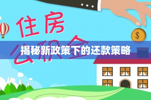 中和揭秘新政策下的还款策略