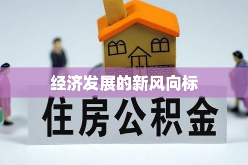 中和经济发展的新风向标