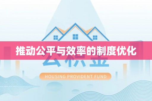 中和推动公平与效率的制度优化