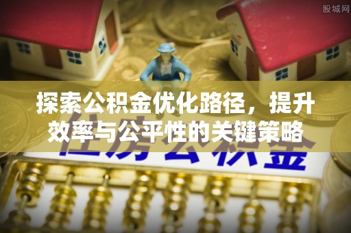 中和探索公积金优化路径，提升效率与公平性的关键策略