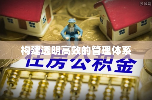 中和构建透明高效的管理体系