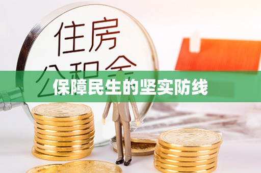 中和保障民生的坚实防线