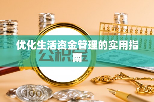 中和优化生活资金管理的实用指南