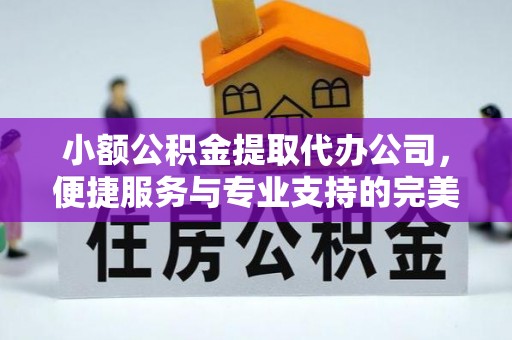 中和小额公积金提取代办公司，便捷服务与专业支持的完美结合