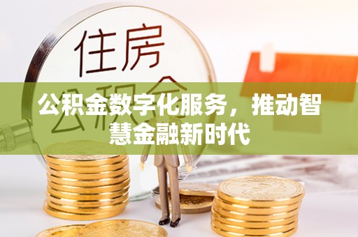 中和公积金数字化服务，推动智慧金融新时代
