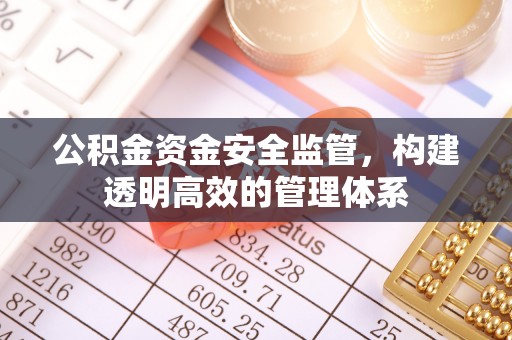 中和公积金资金安全监管，构建透明高效的管理体系