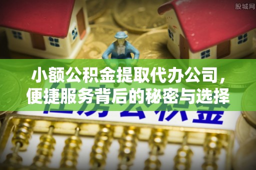 中和小额公积金提取代办公司，便捷服务背后的秘密与选择指南